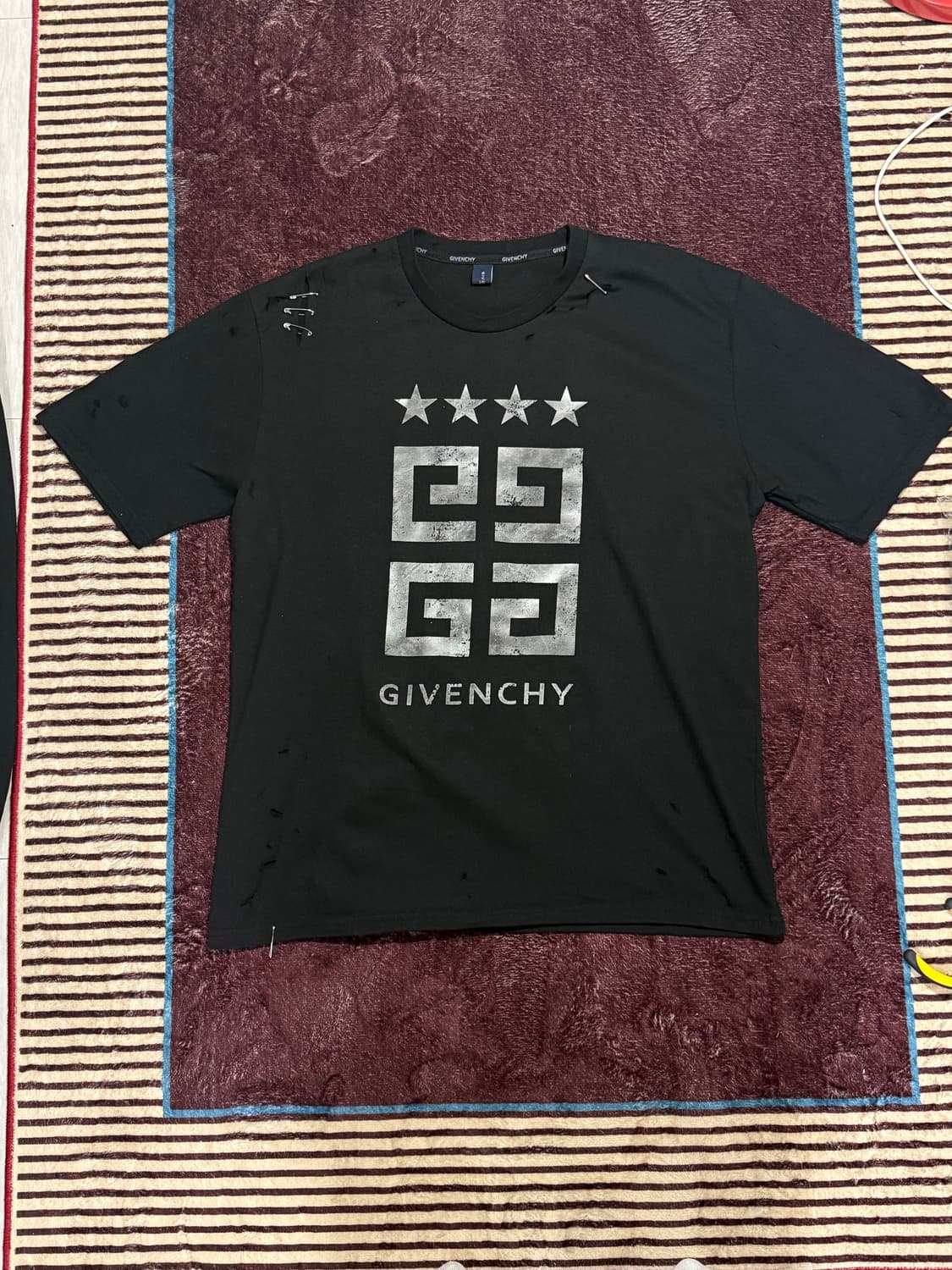 빈티지 지방시 디스트로이드 티셔츠  상품이미지2