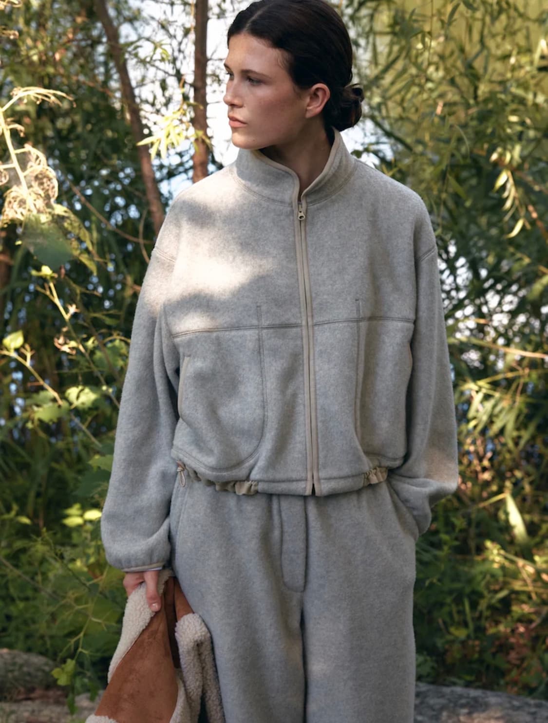 비이커 여성 플리스 자켓 베이지 새상품 상품이미지2