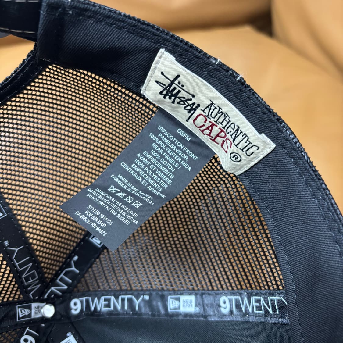 스투시 뉴에라 볼캡 모자 9Twenty 베이직 트러커 블랙 상품이미지9