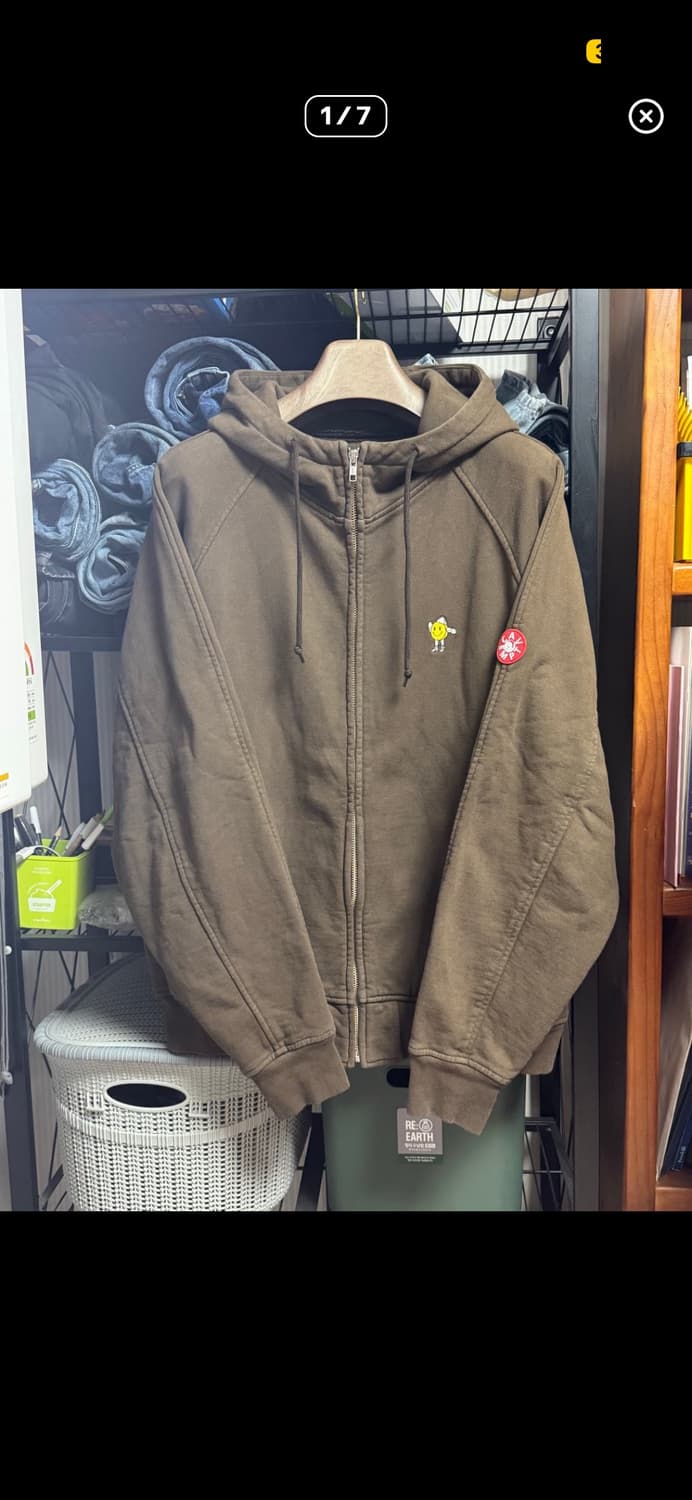 [XL] 카브엠트 22fw 오버다이 지그보이 후드집업 상품이미지1