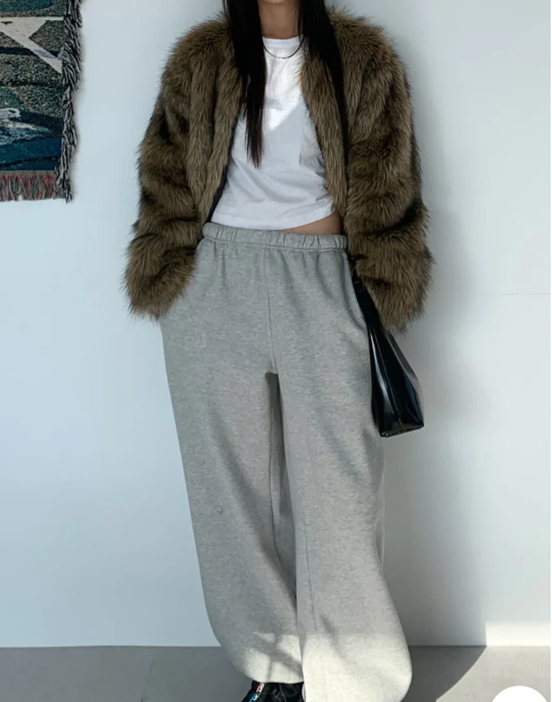 샵오르 라쿤 퍼 자켓 브라운 퍼자켓 상품이미지3