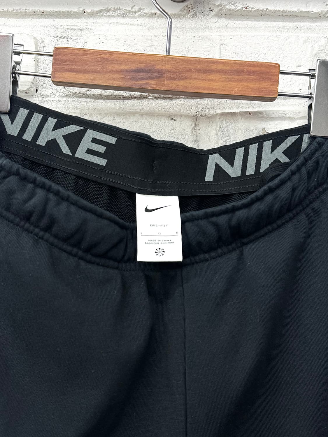 나이키 블랙 스웻팬츠 상품이미지5