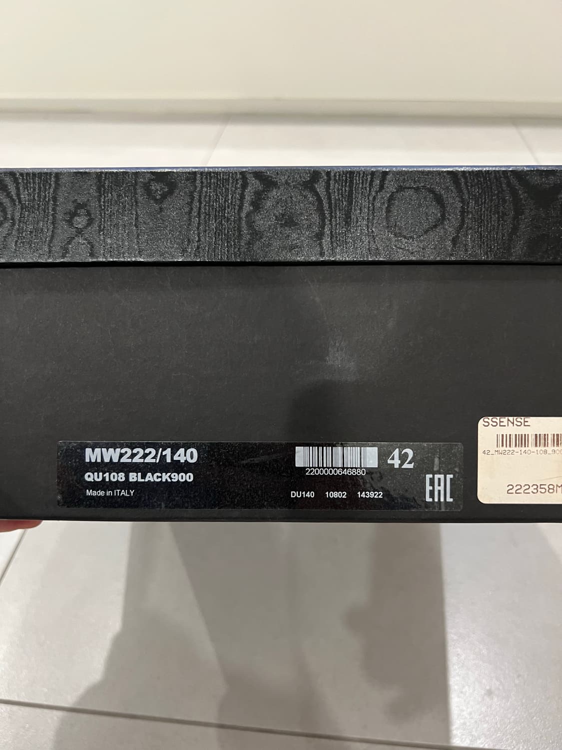 드리스 반 노튼 청키솔 더비 블랙 42 상품이미지7