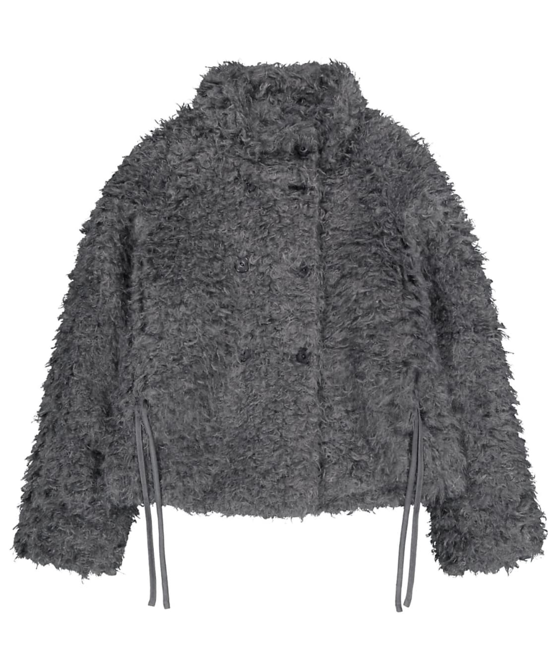 코이세이오 헤어리 퍼자켓 다크그레이 상품이미지1