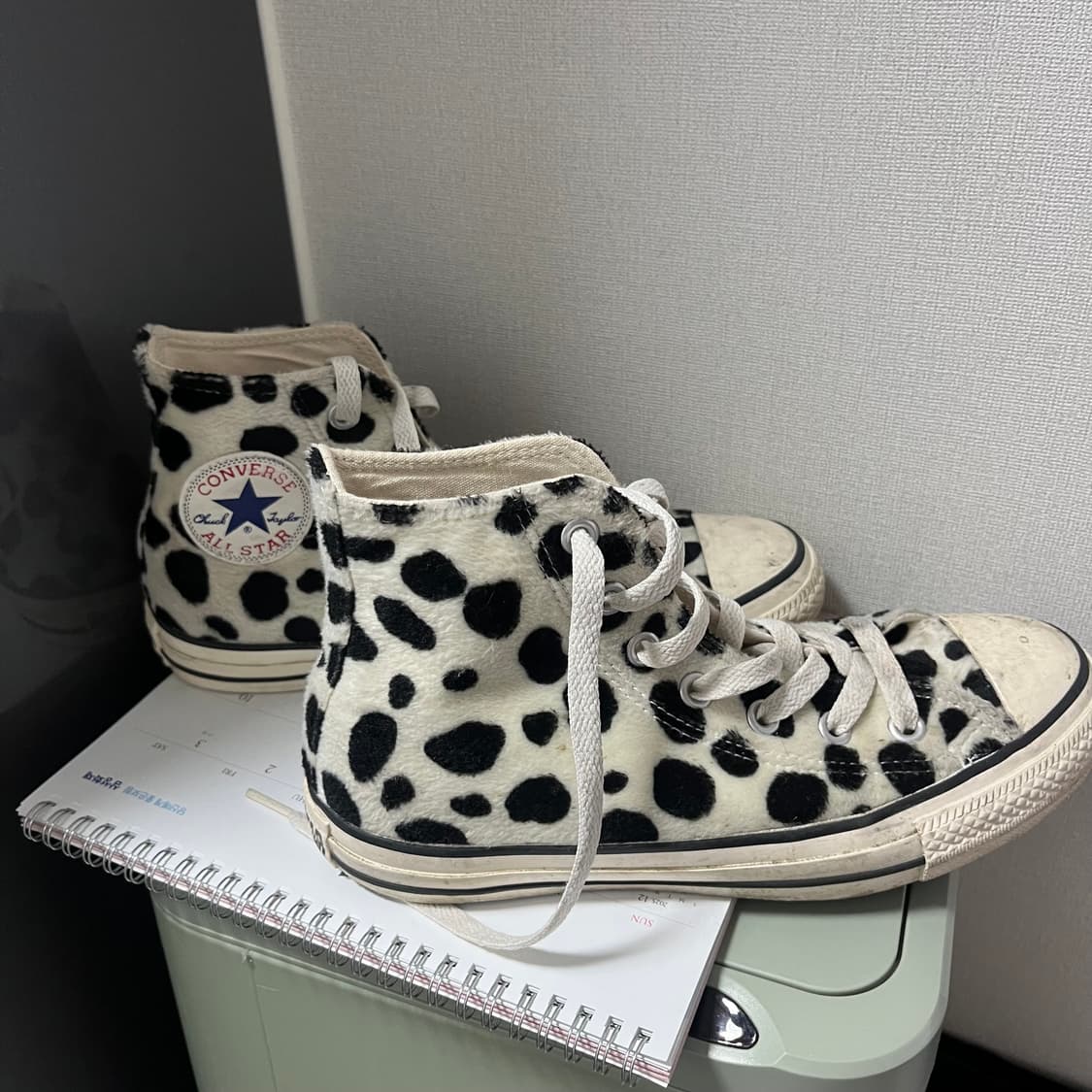 컨버스 하이탑 달마시안 스니커즈 240 상품이미지2