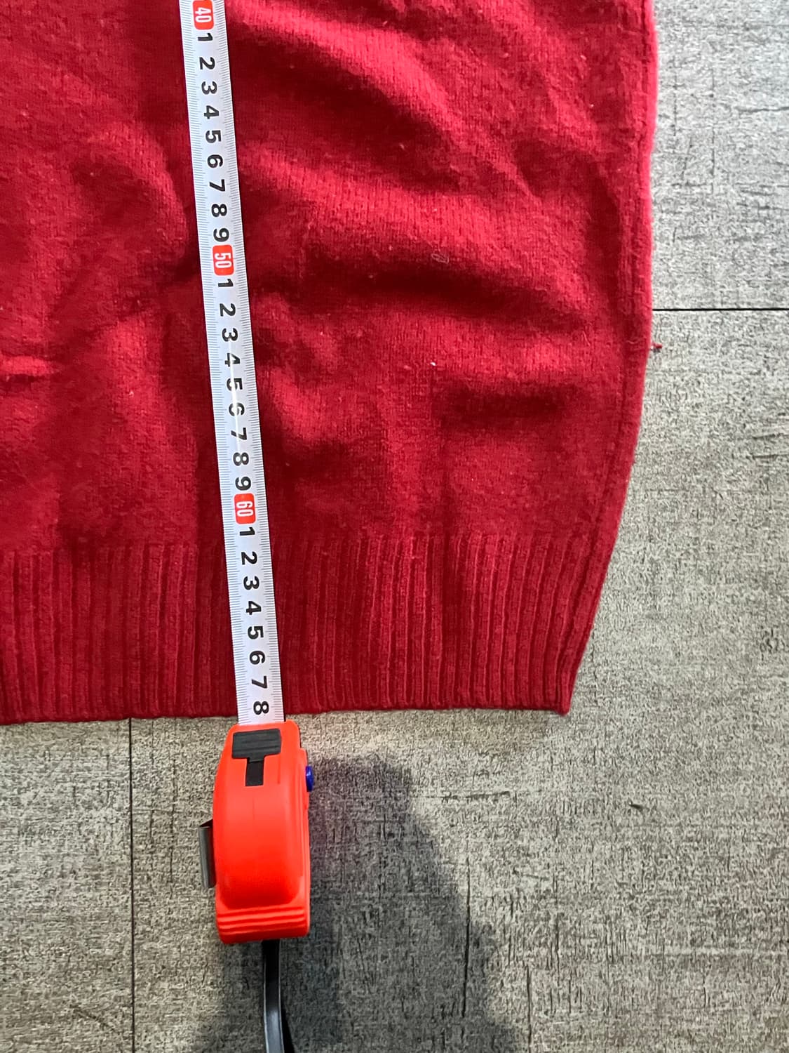 Uniqlo 유니클로 올드스쿨아메카지 니트스웨터 레드 상품이미지3