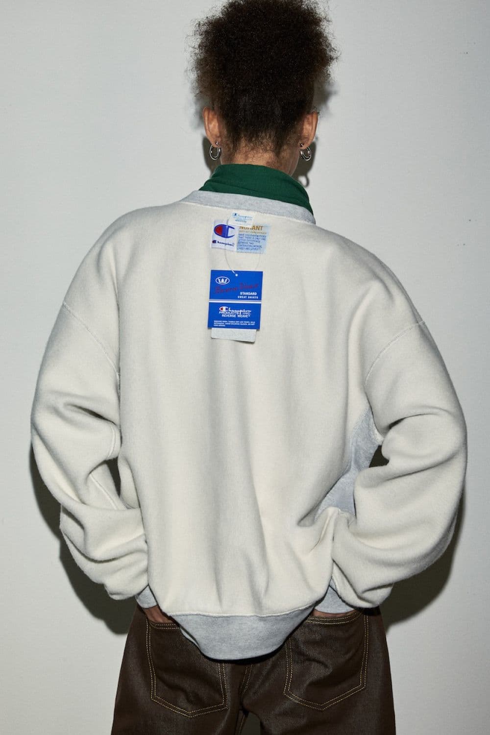 Champion X NOHANT챔피온x노앙 리버스위브 기모 맨투맨 상품이미지1