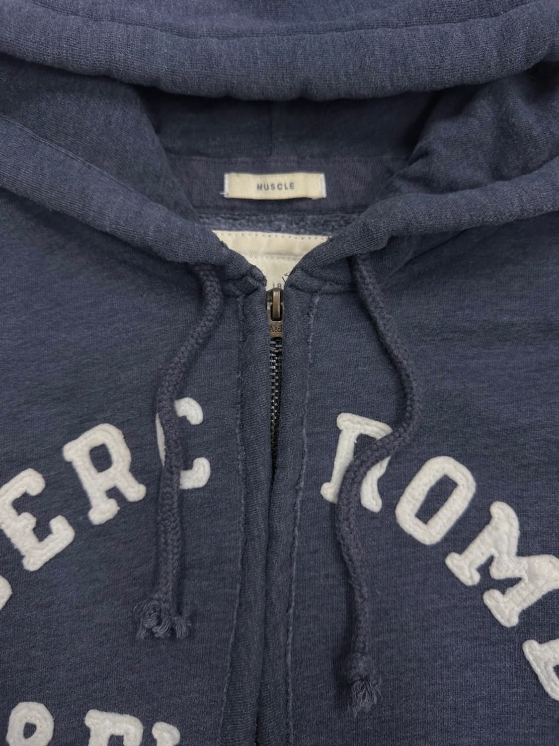 아베크롬비 후드집업 네이비 (L) 상품이미지3