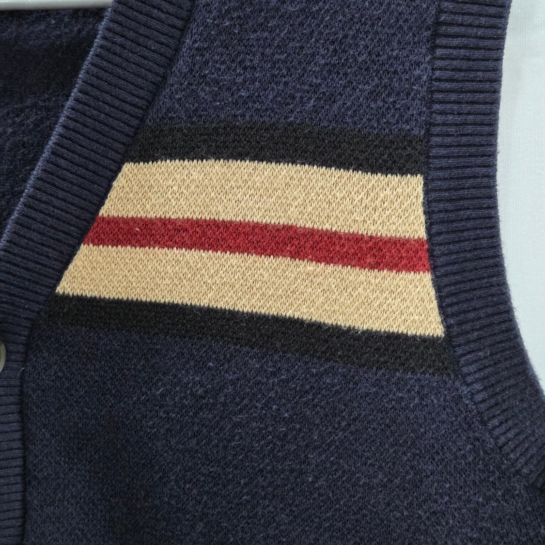 닥스 키즈 니트 베스트 네이비 130/9Y 상품이미지2