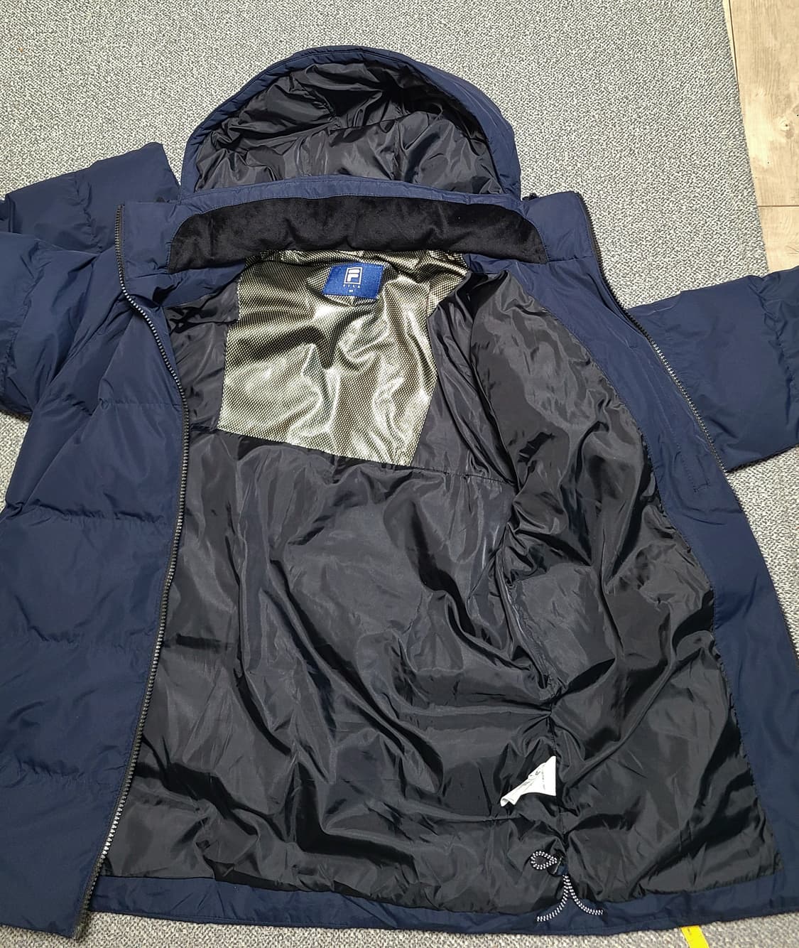 휠라 네이비 패딩 95사이즈 상품이미지4