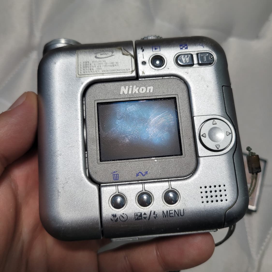 니콘 sq 디지털 카메라 + 16MB cf메모리카드 상품이미지3