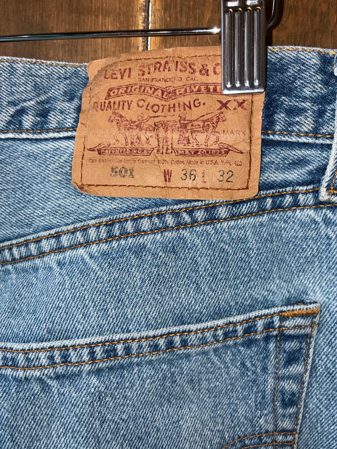 90s Levi’s 501 Denim Pants Made in USA 상품이미지6
