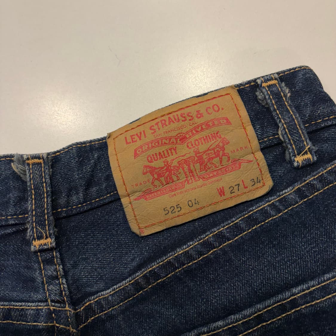 [27x34] 리바이스 525 부츠컷 데님 팬츠 청바지 D418 상품이미지4