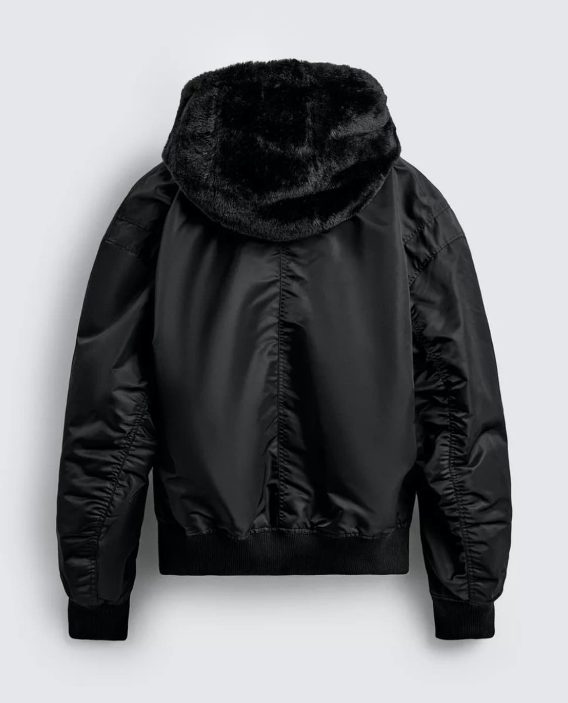 자라 퍼 리버시블 봄버 자켓 상품이미지2