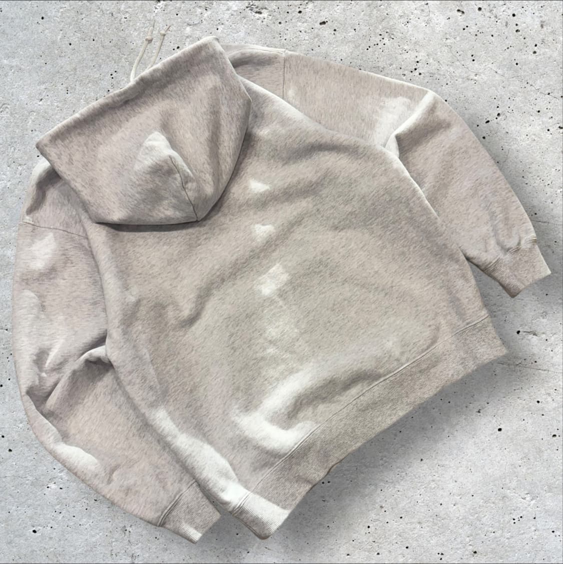 [M] 빔즈 BEAMS 양털 로고 회색 후드티 C858 상품이미지2