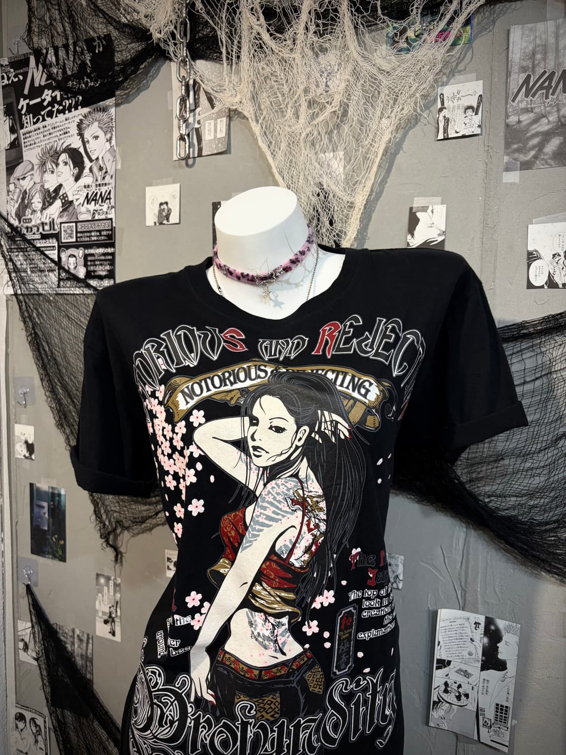 00's Oriental girl Printing over-fit 상품이미지4