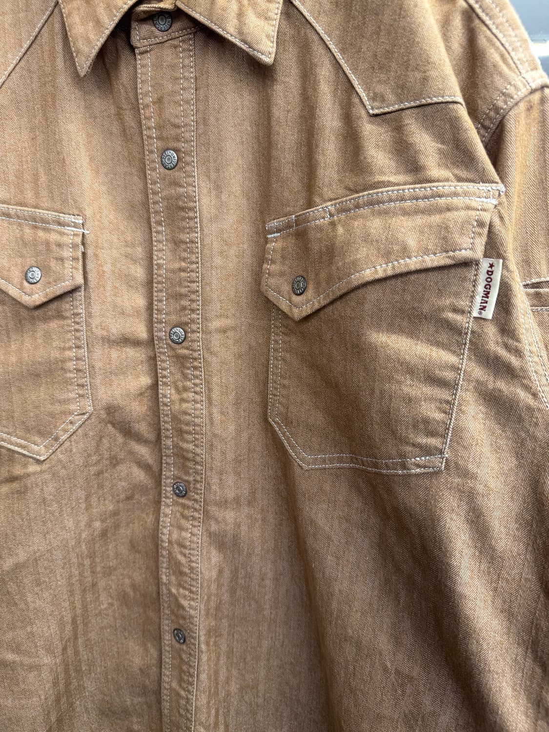 japanese vintage Dogman 워크 셔츠 상품이미지2