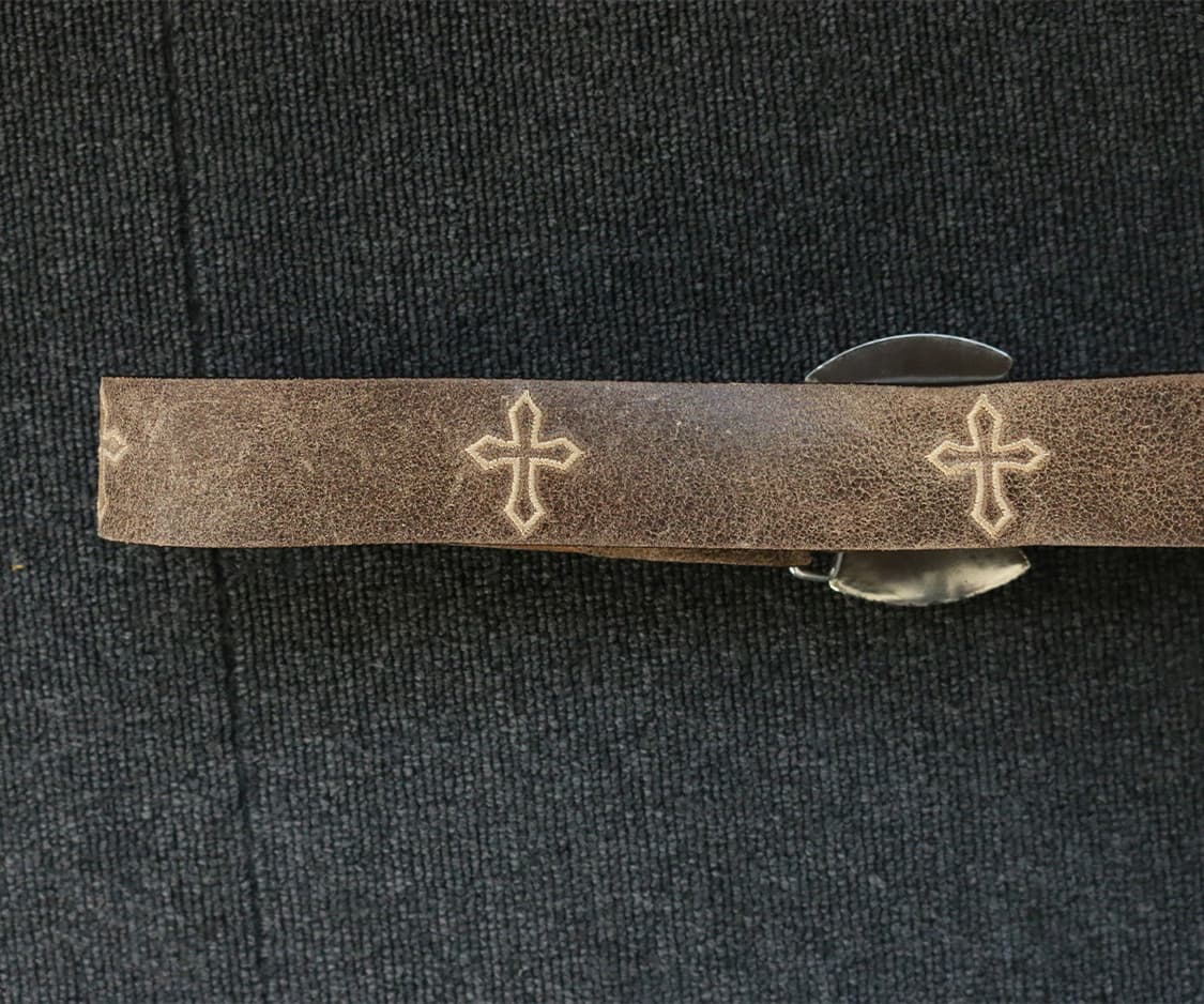 저스틴 크로스 레더 벨트 상품이미지7