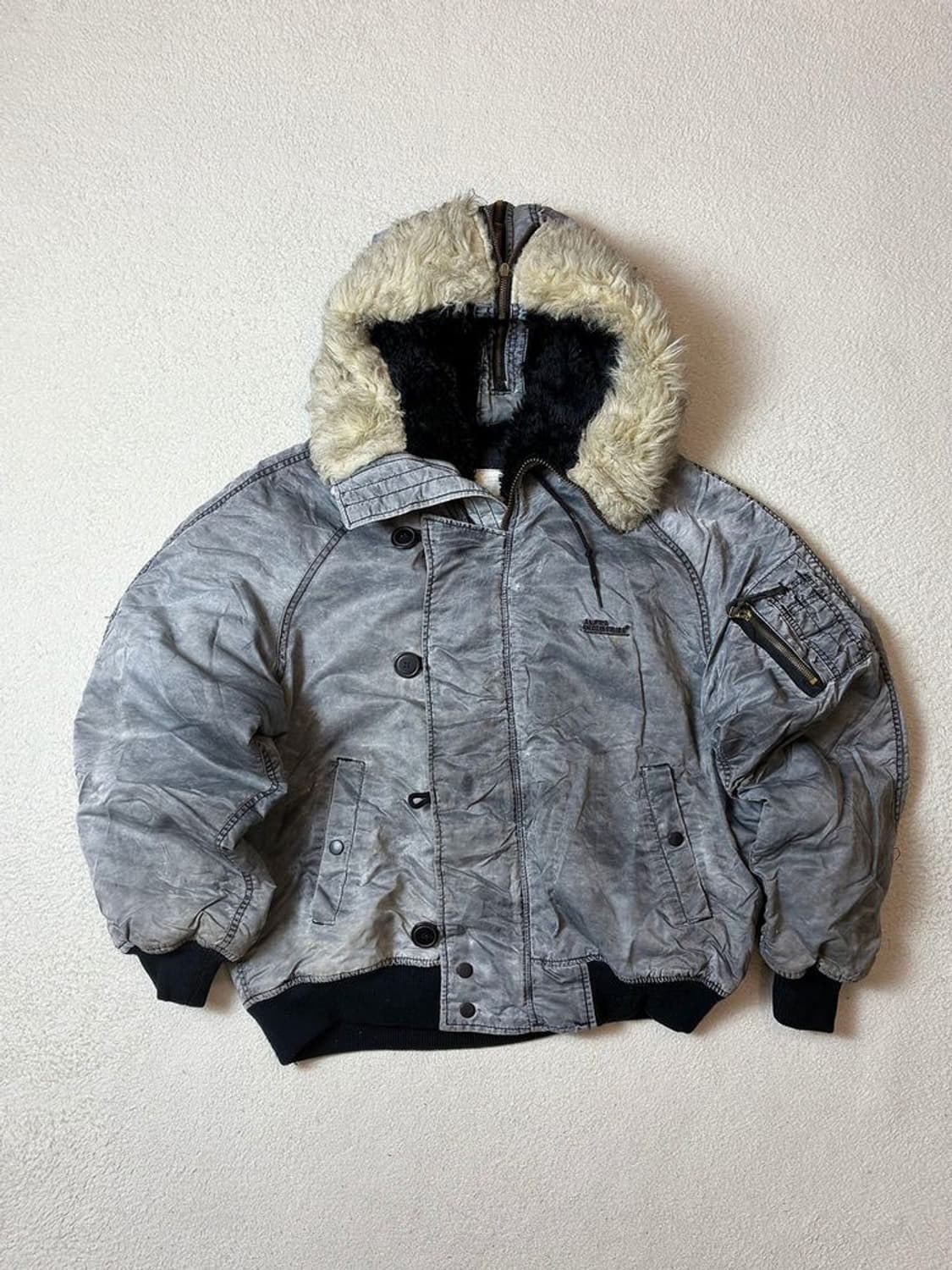 알파인더스트리 80's 미공군 N3B 메탈릭 항공 자켓 PN7503 상품이미지1