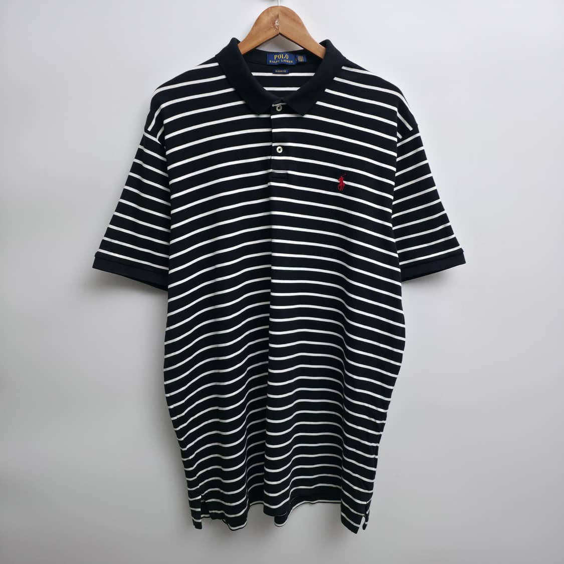 [XXL] 폴로 랄프로렌 스트라이프 반팔 카라티 상품이미지1