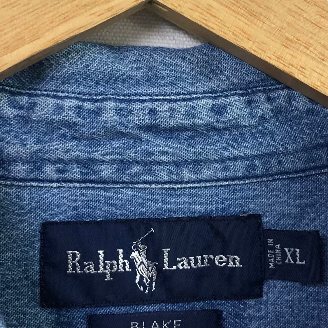 Xxl 폴로 데님 셔츠 상품이미지3