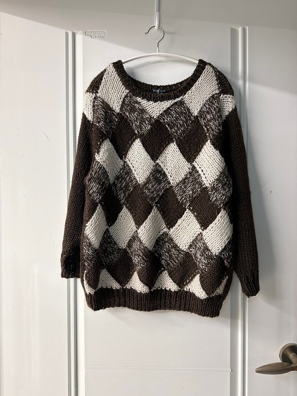 일본빈티지 브라운 스웨터 니트 상품이미지5