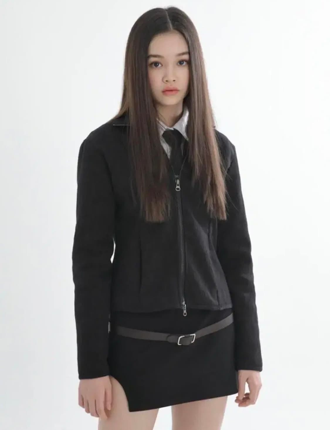 Wsc archive 자카드 퍼 집업 자켓 상품이미지1