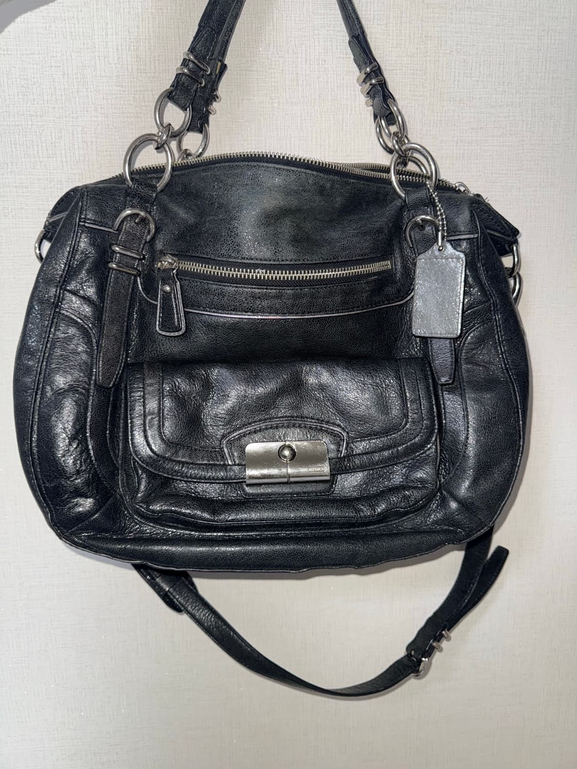 코치 블랙 숄더백 상품이미지6