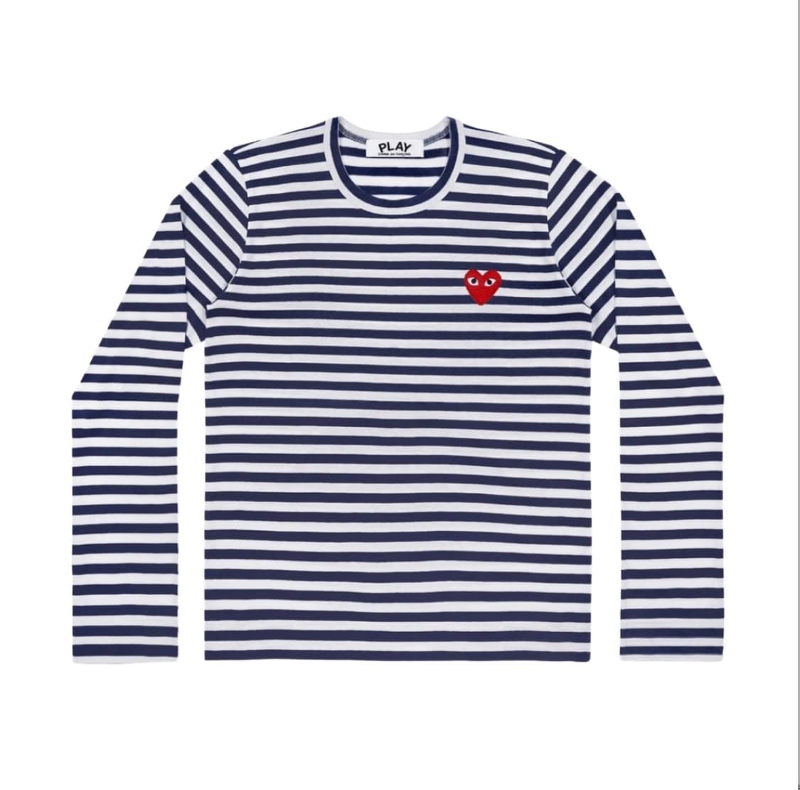 꼼데가르송 스트라이프 롱슬리브 네이비 화이트 상품이미지2