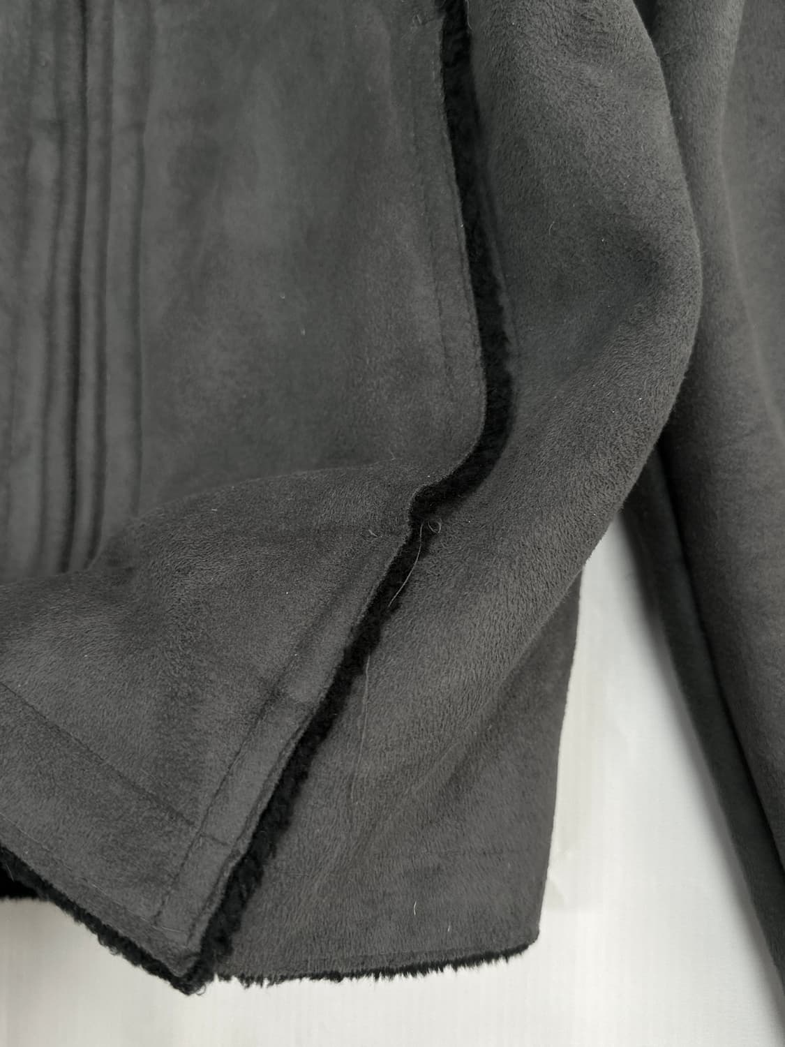 🖤나나깔 무스탕 블랙 크롭 무스탕🖤 락시크 펑크 보헤미안 상품이미지4