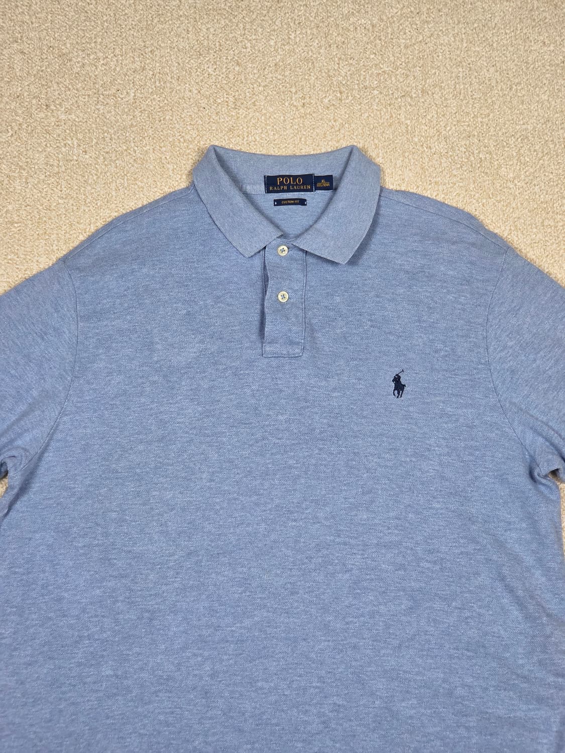 [폴로 랄프로렌] 커스텀 핏 코튼 메쉬 반팔 폴로 셔츠 | S00048 상품이미지2