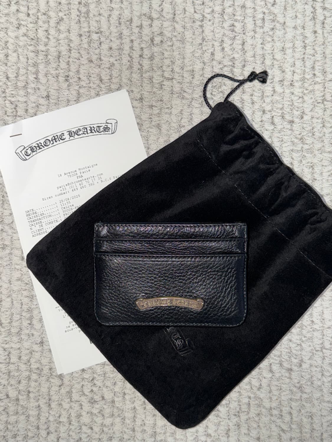 크롬하츠 스크롤 라벨 카드 케이스 상품이미지1