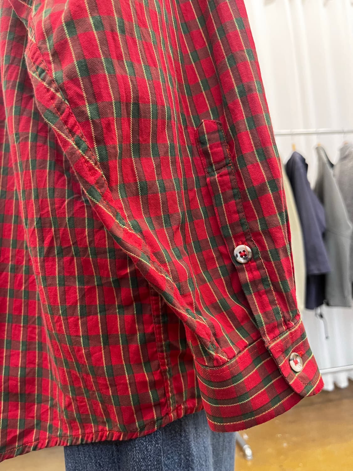 파타고니아 더블 포켓 체크 셔츠 상품이미지7