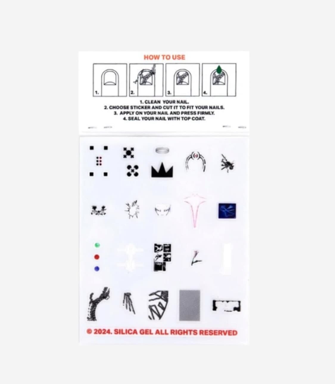 실리카겔 네일 스티커 상품이미지2