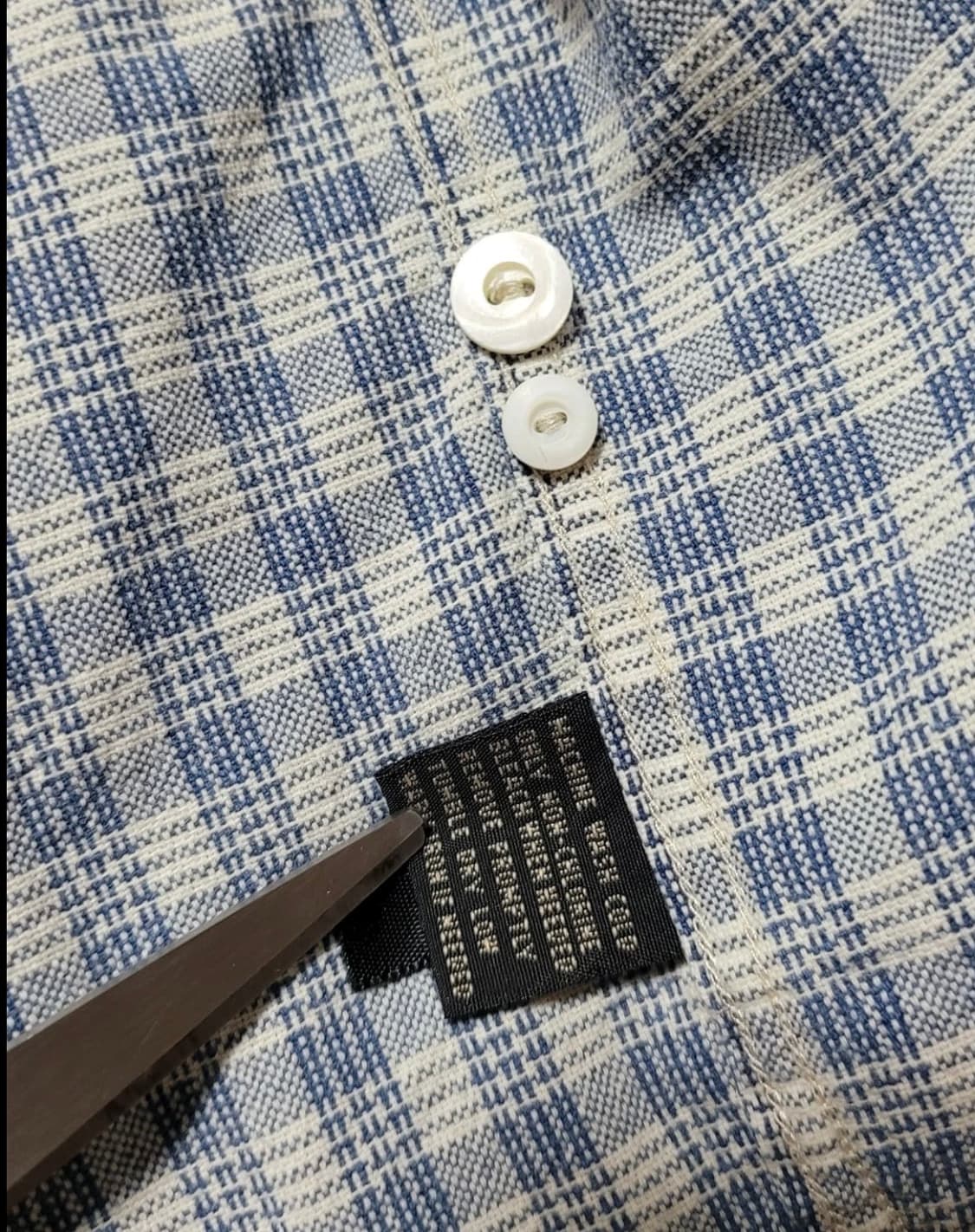 RRL 연블루 체크 남방 [XL] 상품이미지8