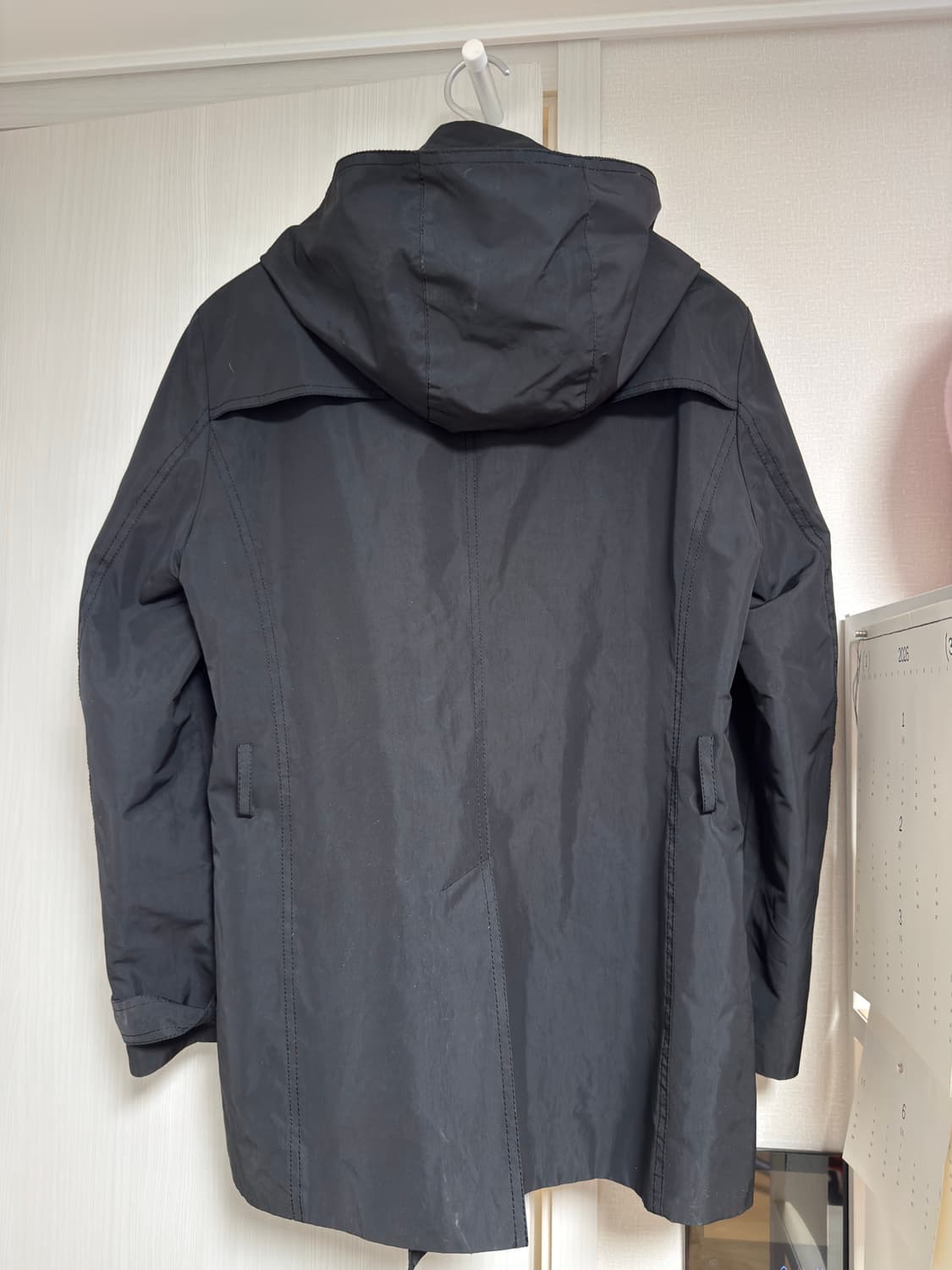 우영미 후드 트렌치 코트 상품이미지2