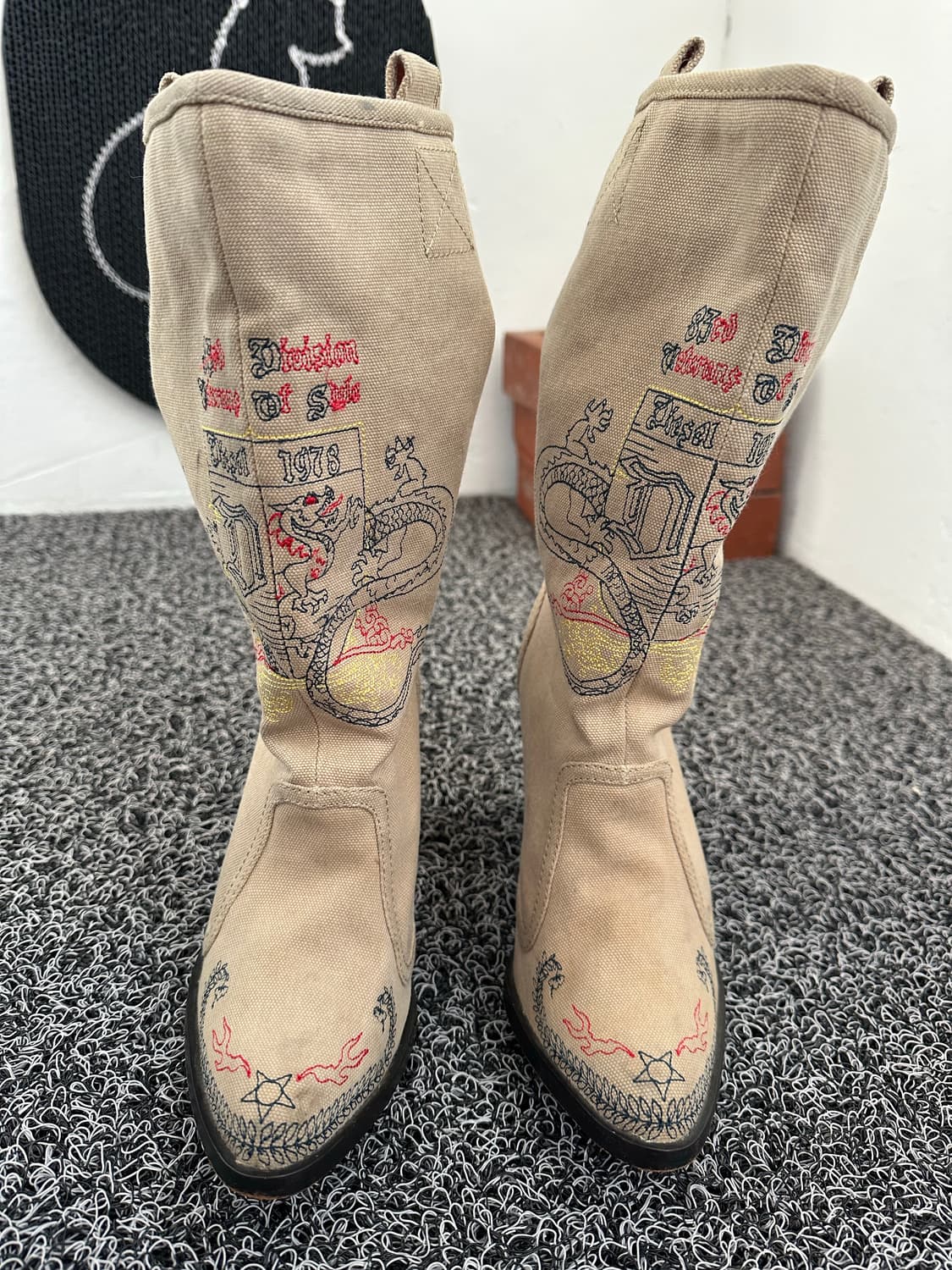 Diesel 디젤 웨스턴 롱부츠 상품이미지8