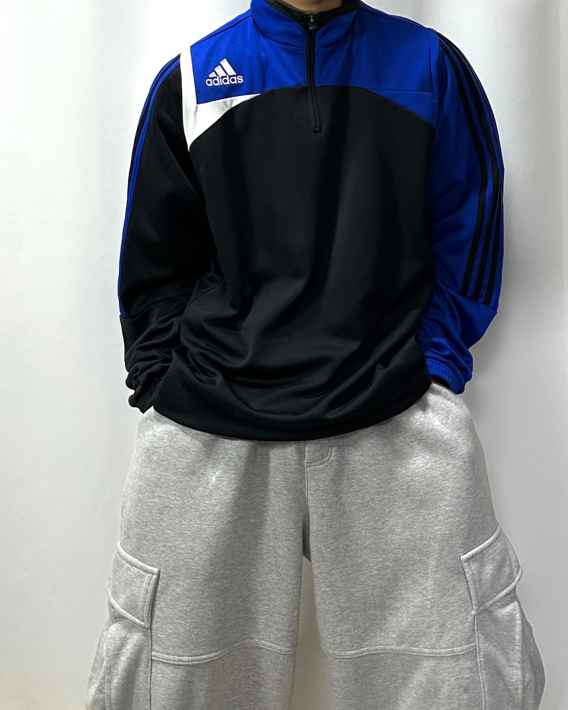 Adidas 아디다스 삼선 올드스쿨 아노락 져지 상품이미지1