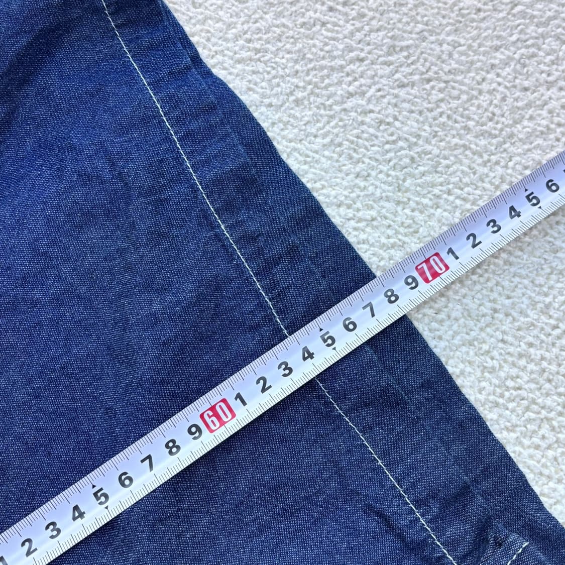 F 루프팩토리 데님 반팔 셔츠 0319E 상품이미지5