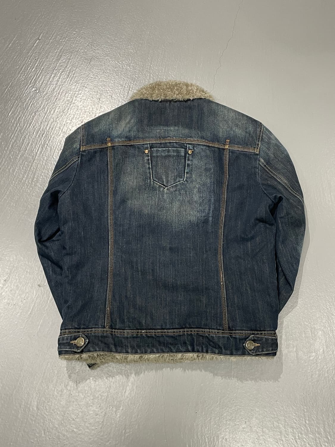 빈티지 데님 쉐르파 자켓 상품이미지5