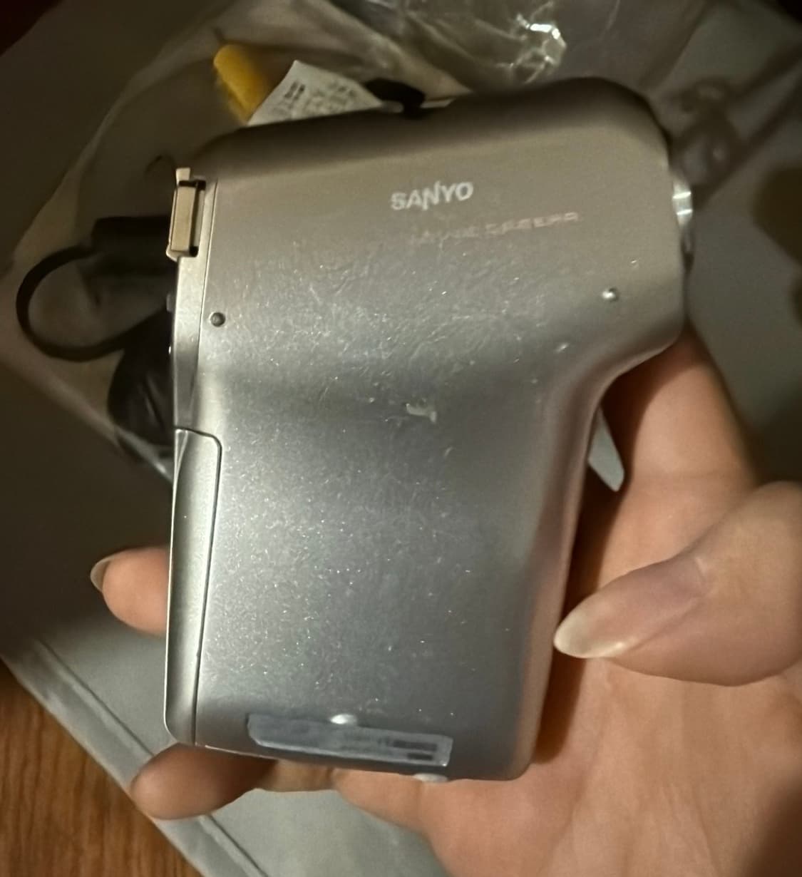 산요 작티 cg6 핑크 디카 캠코더 건타입 디지털카메라 상품이미지3