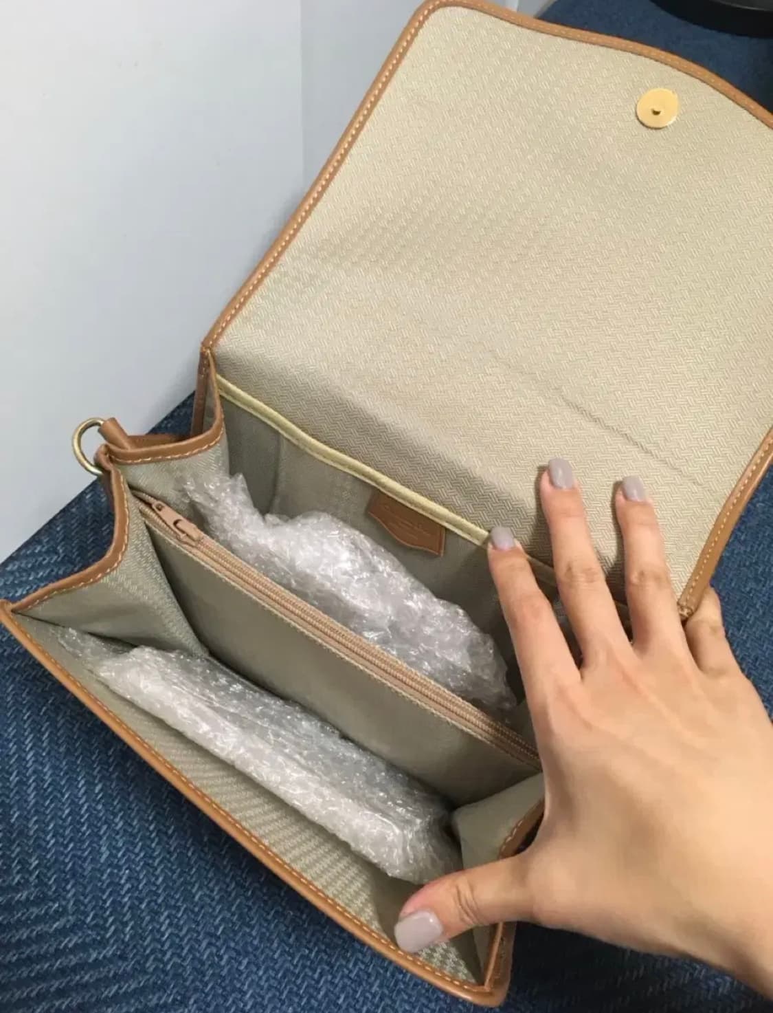 (빈티지) 디올 오블리크 스퀘어백 상품이미지8