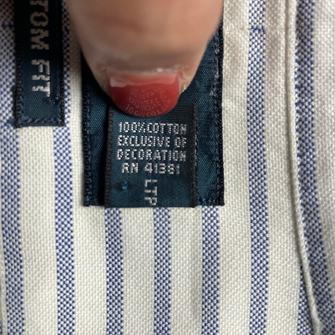 RALPH LAUREN 랄프로렌 빈티지 스트라이프 코튼셔츠 상품이미지10