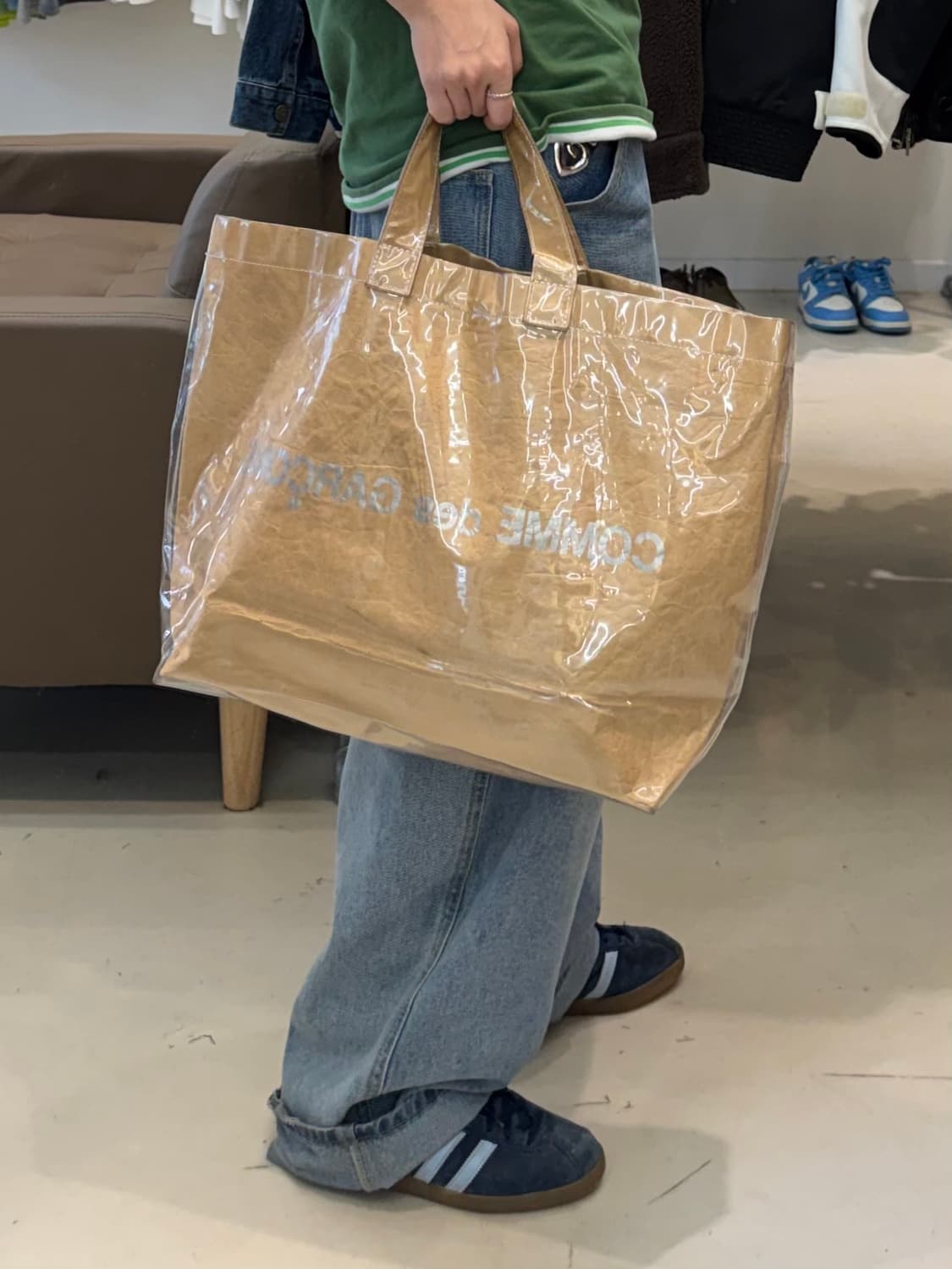 꼼데가르송 PVC 페이퍼 토트백 상품이미지6
