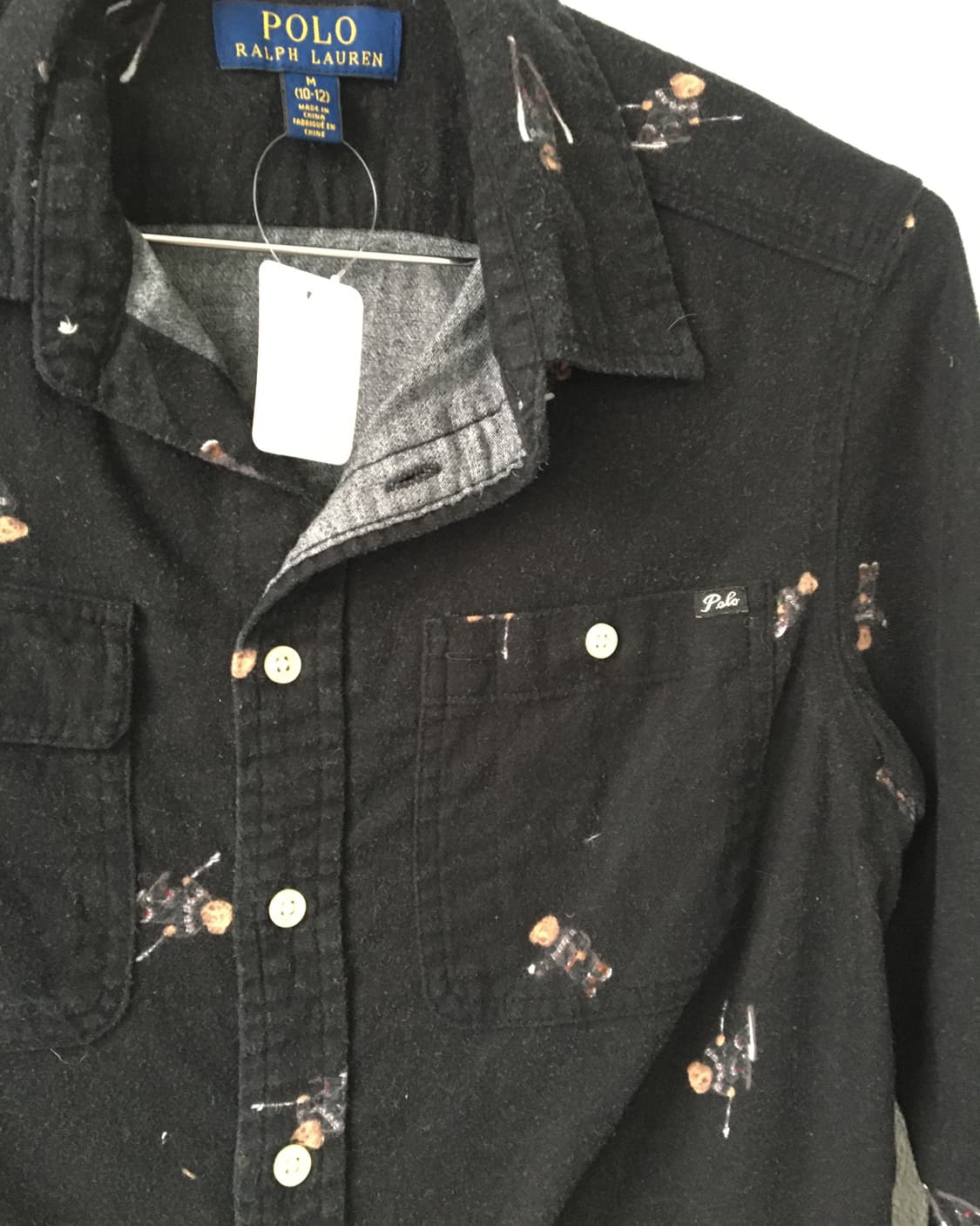 Polo bear pattern shirt 상품이미지4