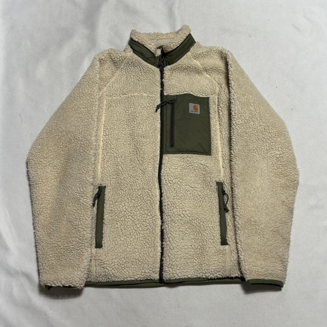 L 칼하트 wip 19fw 아이보리 후리스 상품이미지2