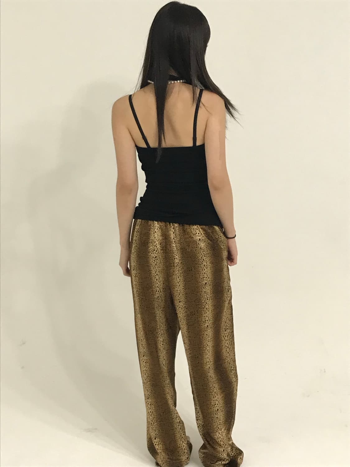 호피 스트라이프 팬츠 상품이미지2