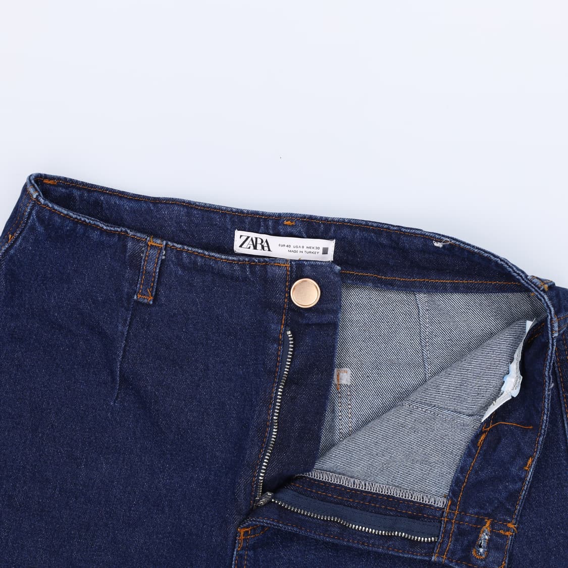 40 자라 여성 와이드 데님팬츠 0421H1 상품이미지3