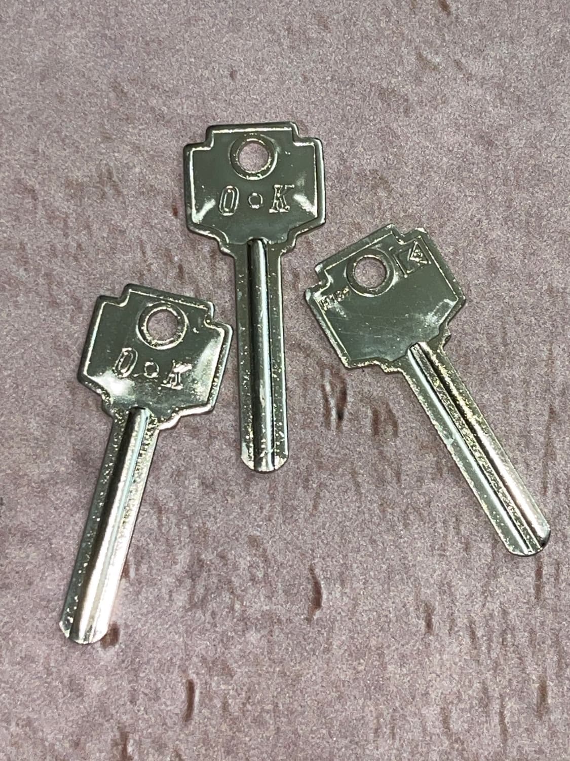 빈티지 키링용 OoK 블랭크 키 (3pcs) 상품이미지2