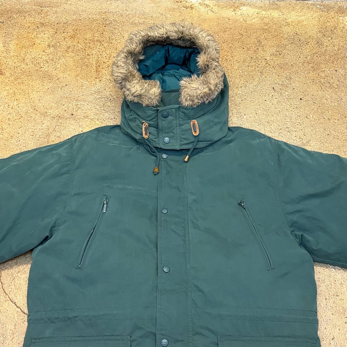 레어 90s USA 빈티지 엘엘빈 구스다운 파카 오리털패딩 범버 상품이미지2